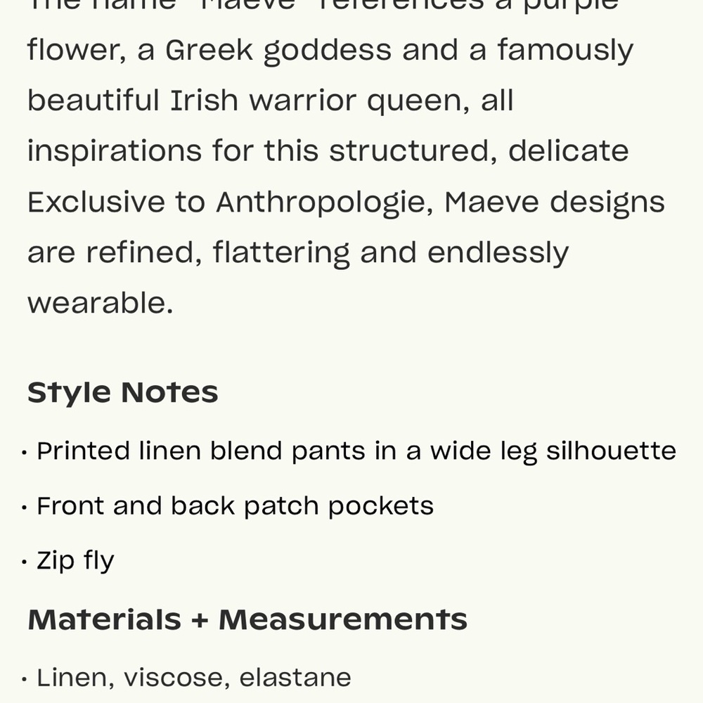 Maeve Blue Floral Cropped Pants - Picture 11 of 11